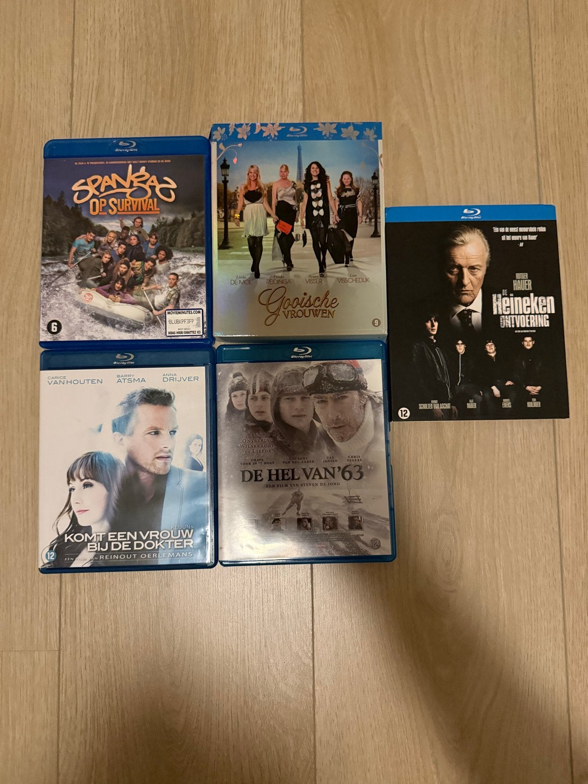 Blu-ray filmcollectie: oa. Gooische Vrouwen en De Hel Van 63, Vanaf 12 jaar, Ophalen of Verzenden, Gebruikt, Nederlands