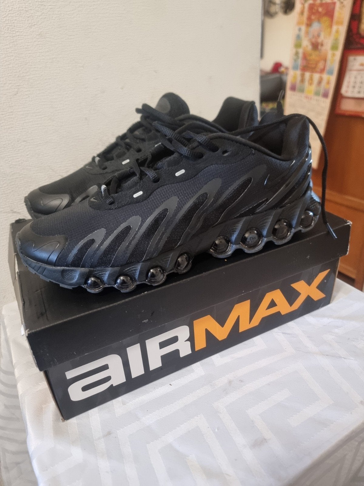 Mooie Nike Air Max DN8 'Black Widow' - Maat 46, Zwart, Nike Inc., Nike, Ophalen of Verzenden