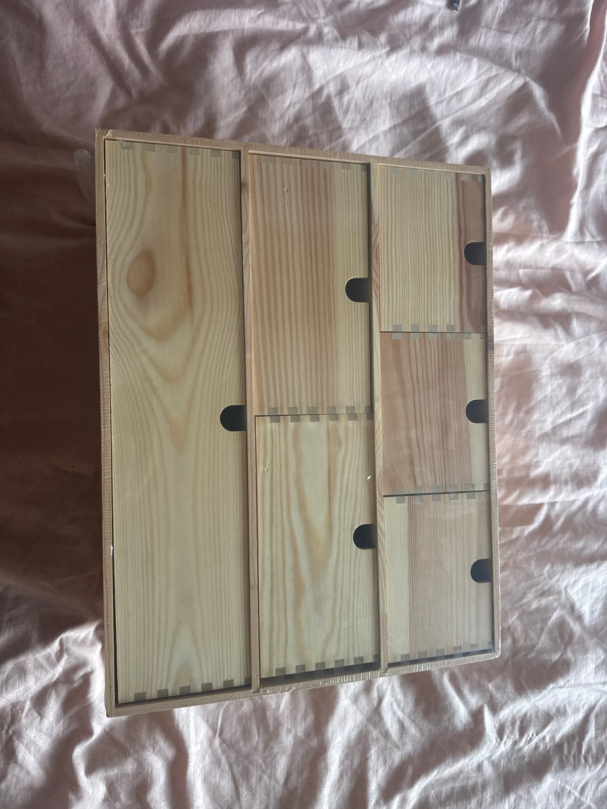 Houten opbergdoos met lades - IKEA Moppe, Huis en Inrichting, Ophalen, Nieuw