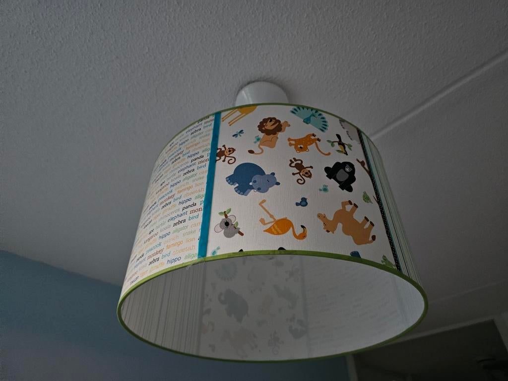 Dieren plafond lamp, Ophalen of Verzenden, Zo goed als nieuw, Rond