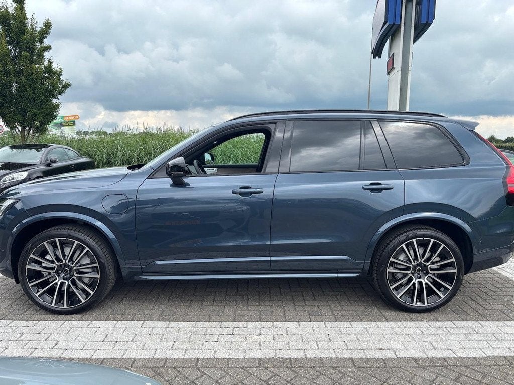 Volvo XC90 T8 Ultra Dark Luchtvering | Stoelmassage | 22 Inc, Auto's, Volvo, Stof, Huisgarantie, Met garantie (alle), Blauw