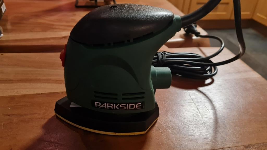 Parkside schuurmachine, Doe-het-zelf en Verbouw, Gereedschap | Schuurmachines, Ophalen of Verzenden, Nieuw, Minder dan 600 watt