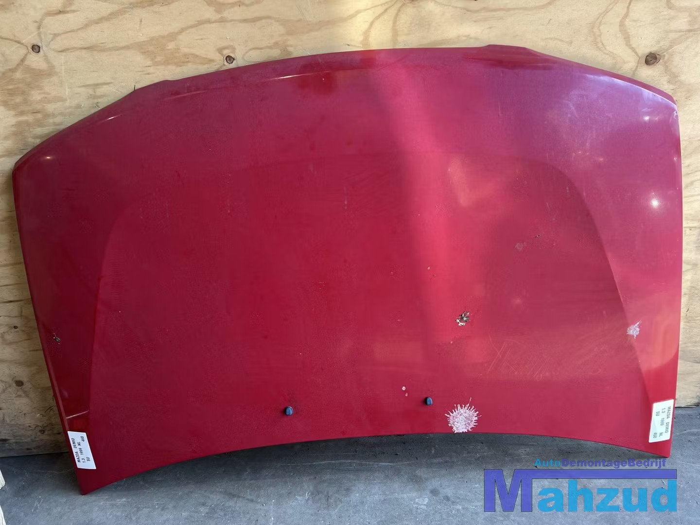 MAZDA DEMIO ROOD SU motorkap 1996-2003, Auto-onderdelen, Gebruikt, Shinchi, Fuchu-Cho 3-1
730-8670  Hiroshima, Mazda Motor Corporation