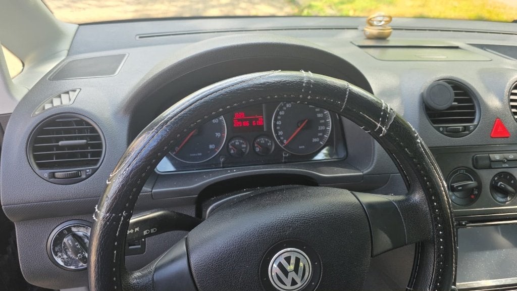 Volkswagen Caddy 1.4 Life 55KW Combi 2006 Zwart, Auto's, Voorwielaandrijving, Stof, 74 pk, 4 cilinders