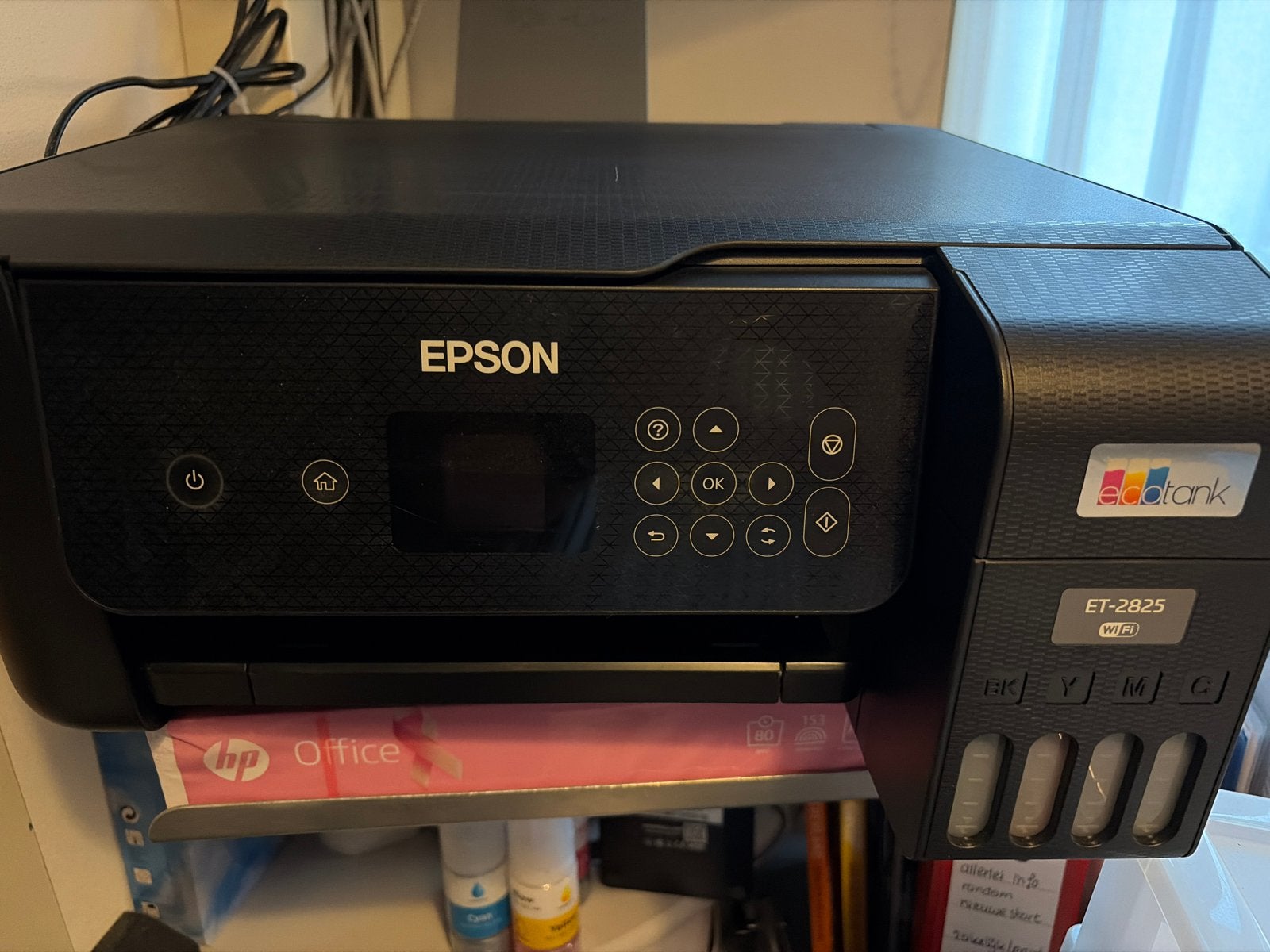 Epson EcoTank ET-2825 All-in-One Printer met Wifi, Computers en Software, Printers, Gebruikt, Inkjetprinter, All-in-one, Kleur printen