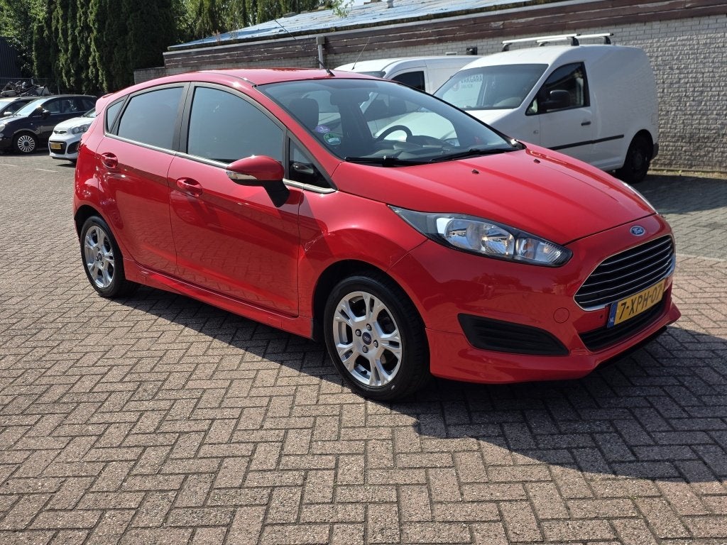 Ford Fiesta 1.0 EcoB. Hot Hatch, Airco, navigatie (bj 2014), Auto's, Voorwielaandrijving, Euro 5, Zwart, Start-stop-systeem