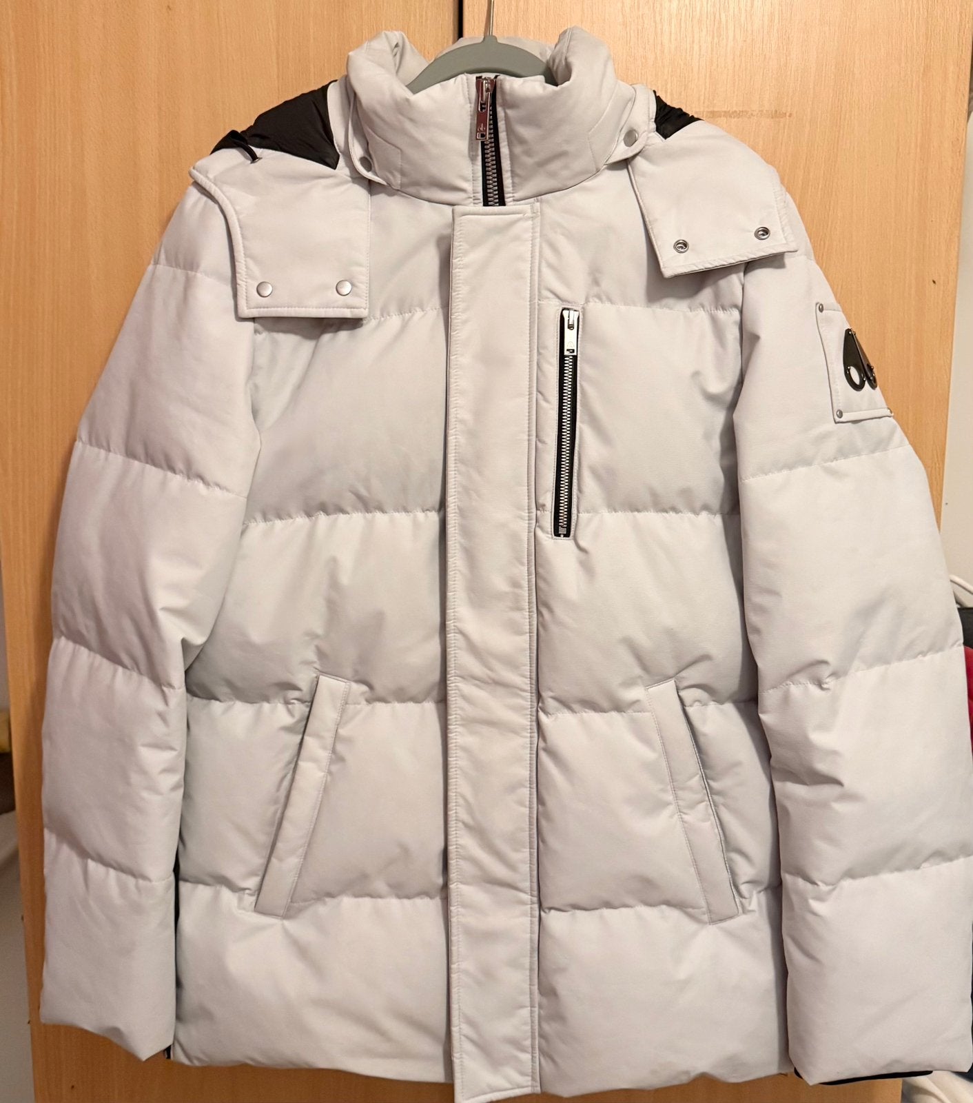 Moose Knuckles 3Q Jacket off-white, Ophalen, Gedragen, Maat 48/50 (M), Wit
