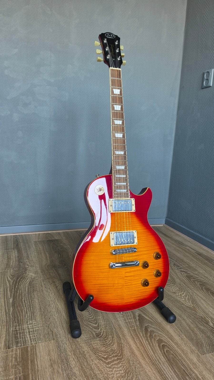 J&D standard elektrische gitaar incl. gigbag, Muziek en Instrumenten, Ophalen, Zo goed als nieuw, Solid body, Overige merken