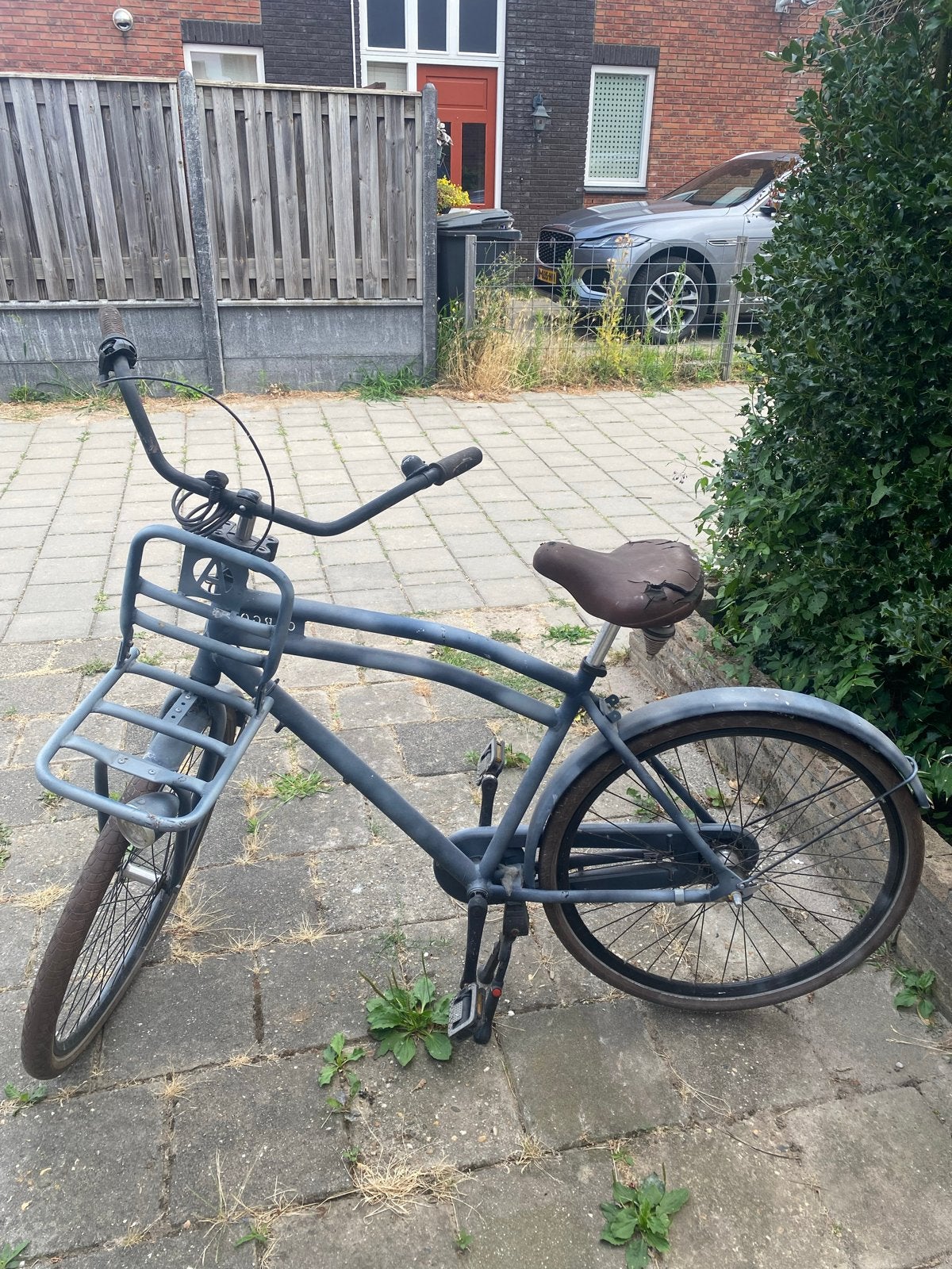Gebruikte transportfiets met voordrager, Overige merken, Terugtraprem, Gebruikt, Ophalen of Verzenden
