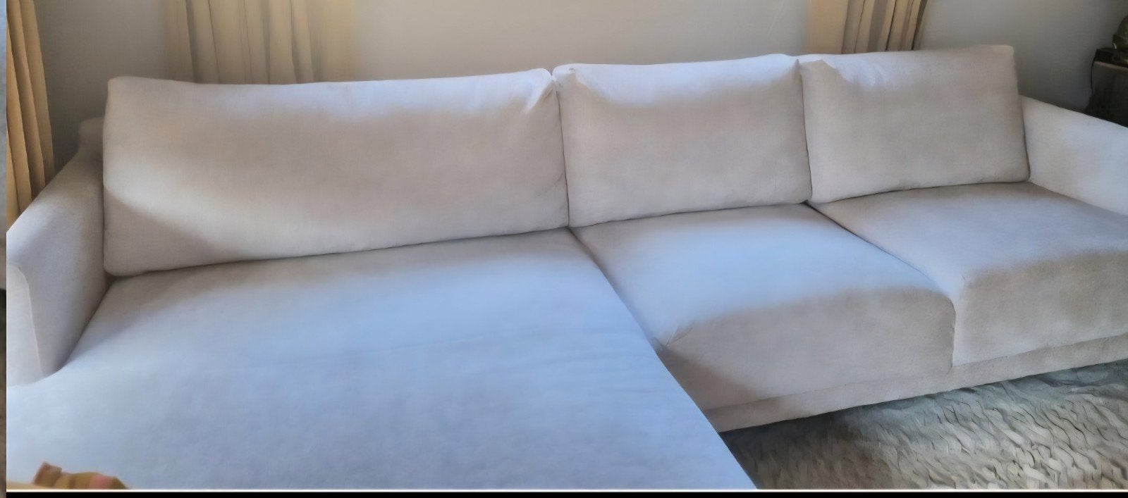 Hoekbank/loungebank, Ophalen, Zo goed als nieuw, Stof, Japandi, Scandinavisch, Modern, Trendy