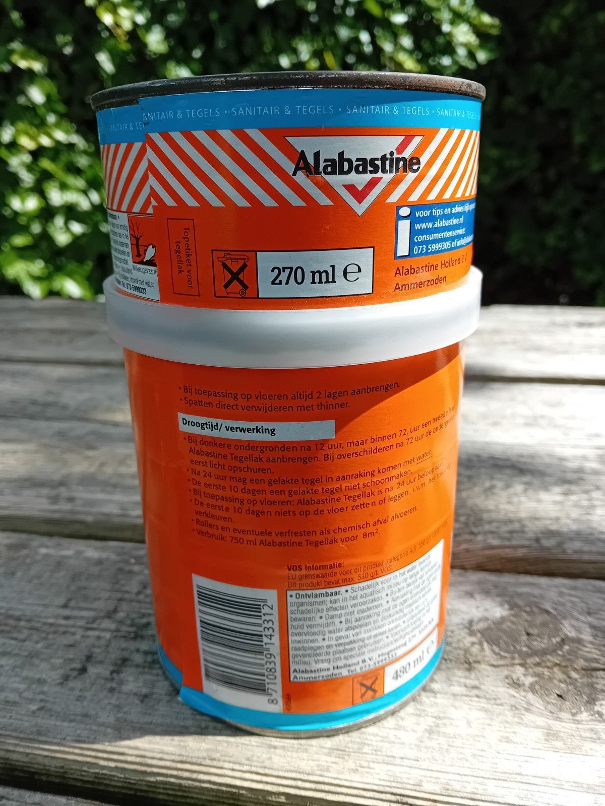 Flexa tegellak camee gratis., Ophalen, Blauw