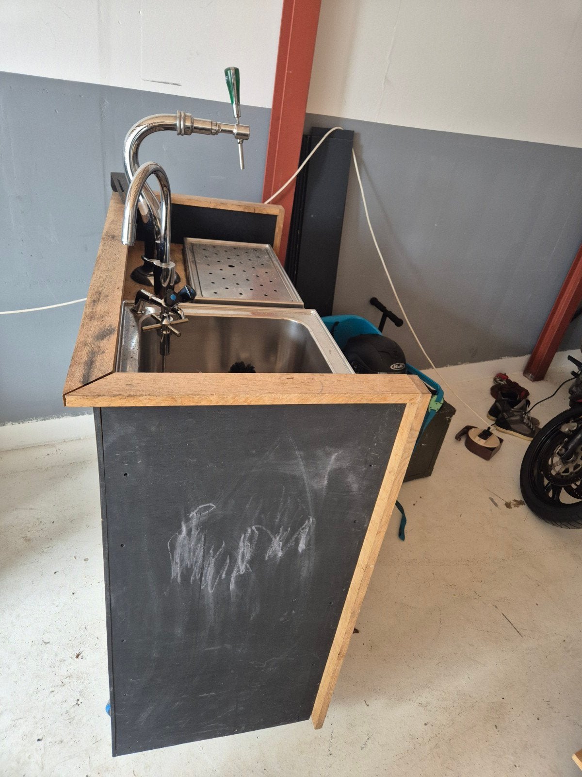 Mobiele tapinstallatie met spoelbak en koeling, Ophalen, Overige merken