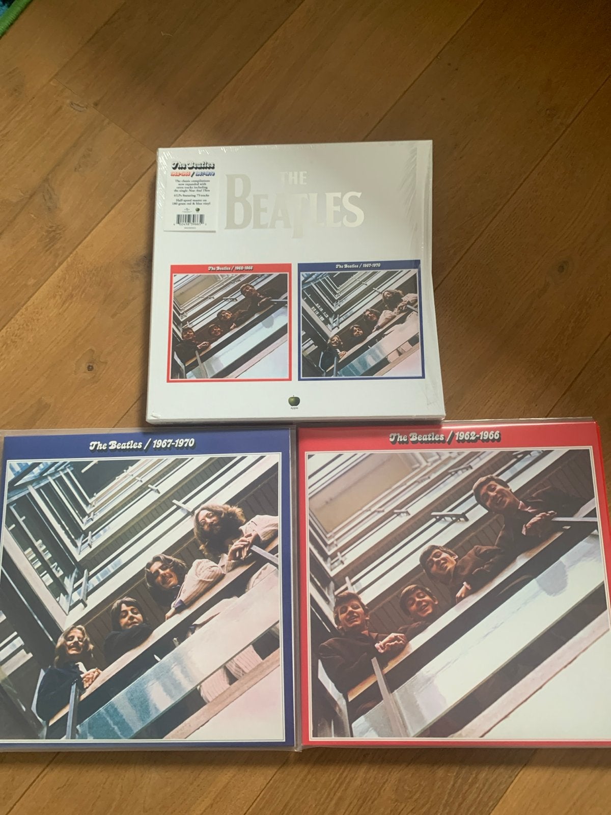 The Beatles 1962-1966 & 1967-1970 Rood & Blauw Vinyl Boxset, Ophalen, Boxset, Pop, 12 inch