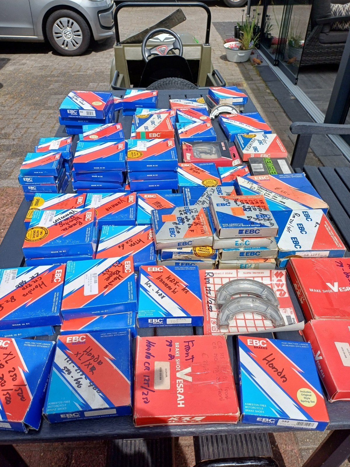 Partij EBC remvoering setjes  Oldtimer crossmotor, Ophalen