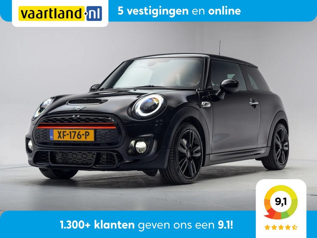 MINI Cooper S 2.0 Cooper SD Aut. [ JCW LED Leder Navi Camera, Auto's, Mini, Automaat, 4 cilinders, 1165 kg, Zwart