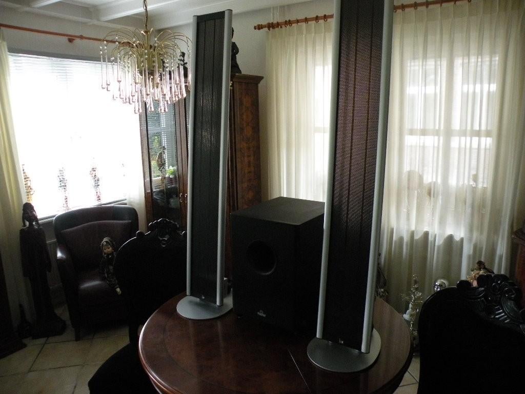 Final ST 300i en Magnat subwoofer Alpha 25 A, Gebruikt, Subwoofer, 60 tot 120 watt, Ophalen