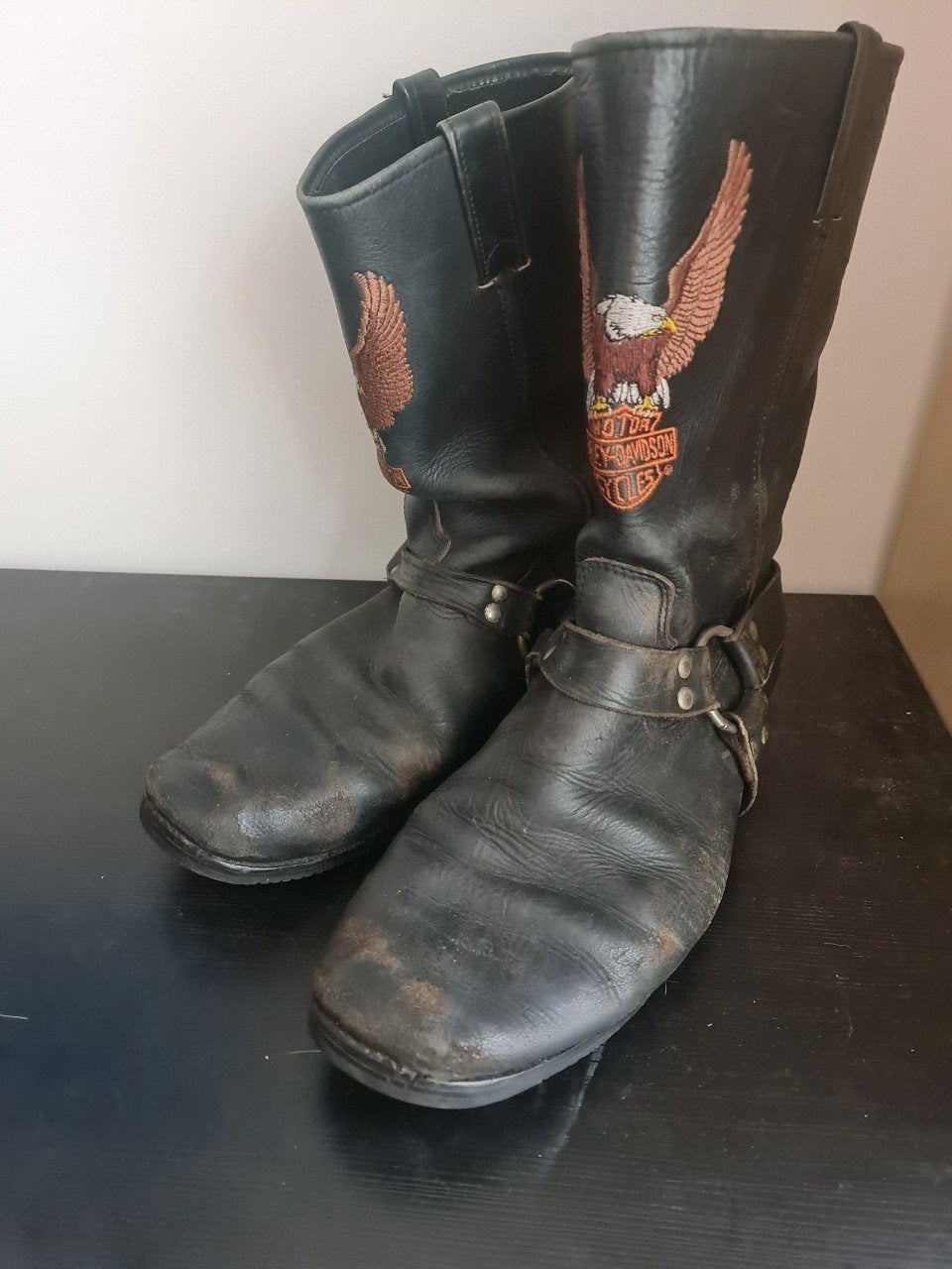 Harley-Davidson Harness laarzen - Maat 46, Zwart, Boots, Ophalen of Verzenden, Gedragen