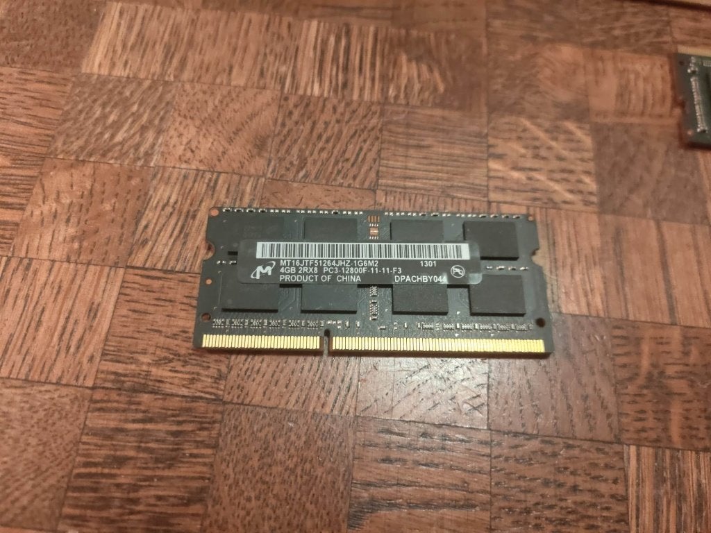 4 GB PC3-12800F Mac Memory, Gebruikt, DDR3, Ophalen of Verzenden, Laptop