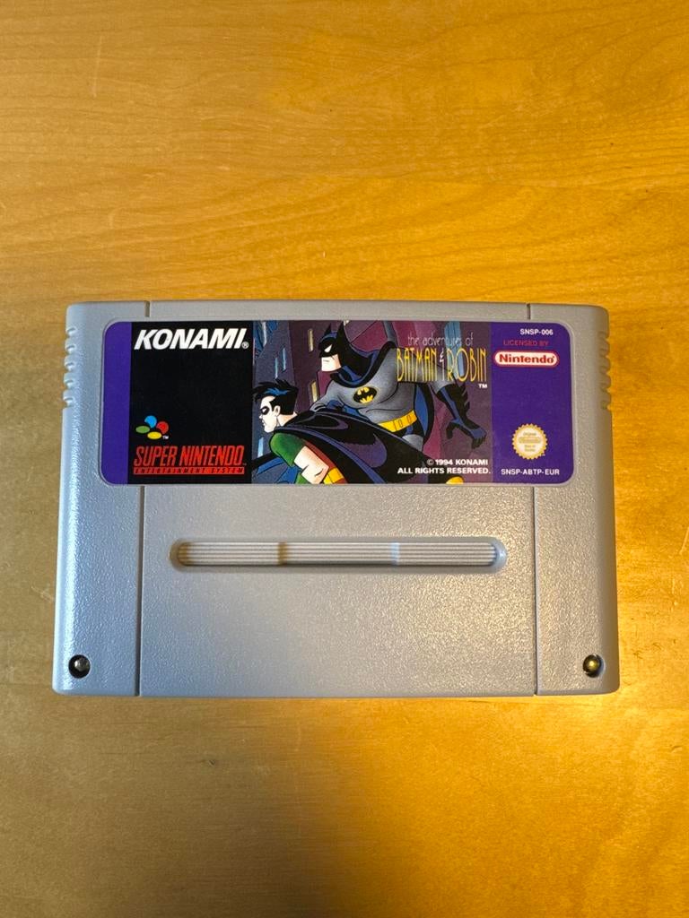 The Adventures of Batman & Robin SNES Game, Spelcomputers en Games, Avontuur en Actie, Gebruikt, 1 speler, Ophalen of Verzenden