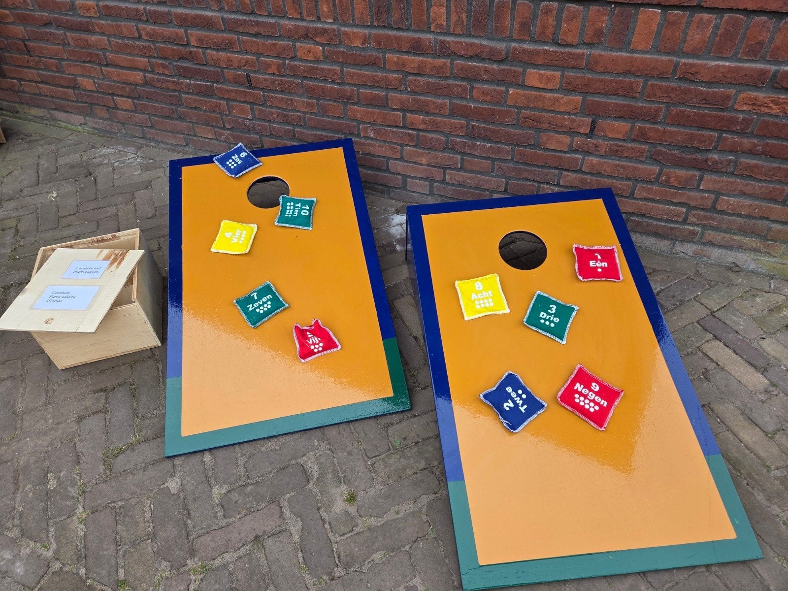 Cornhole pitten zakken gooien Oud Hollandse spellen, Vijf spelers of meer, Ophalen, Zo goed als nieuw