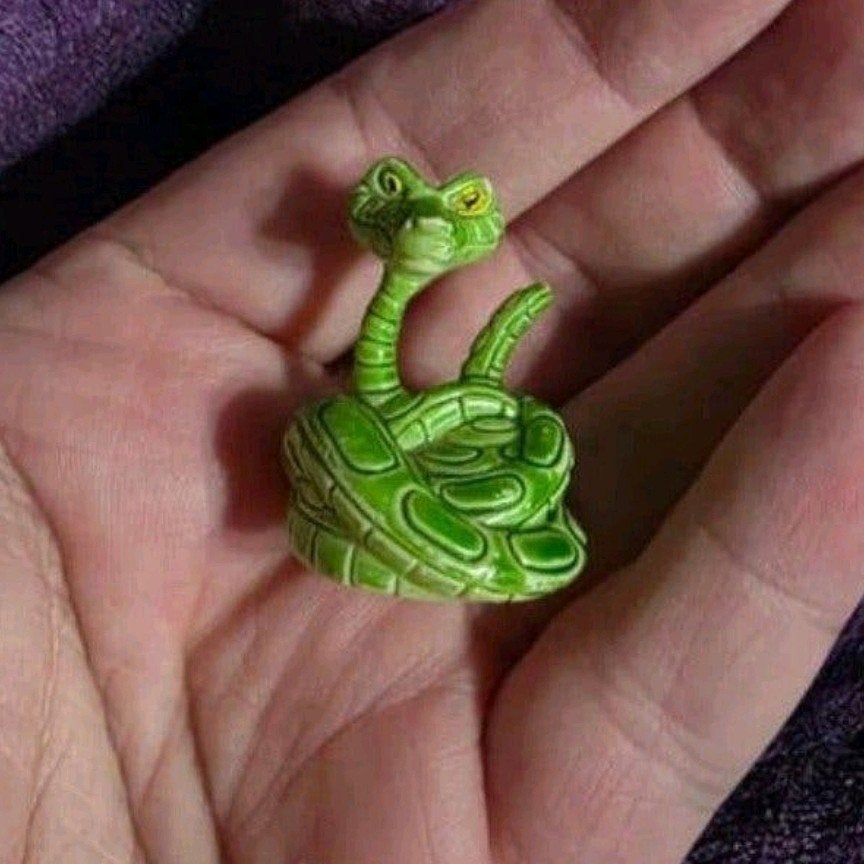 Kaa variant 1.5 Jungle Book Kinder Surprise Ferrero, Verzamelen, Ophalen of Verzenden, Zo goed als nieuw, Hardplasticfiguren