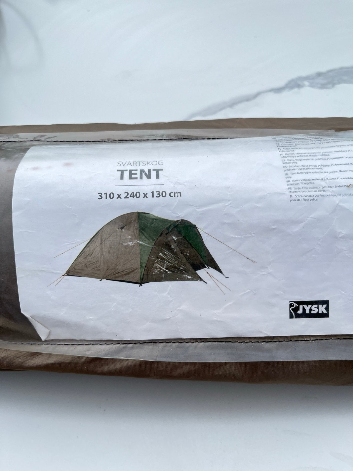 JYSK Svartskog Tent - Ideaal voor 2 personen, zo goed als ni, Ophalen of Verzenden, Zo goed als nieuw, Tot en met 2