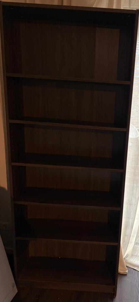 Ikea boekenkast Billy donkerbruin, Ophalen, Gebruikt, 200 cm of meer, 50 tot 100 cm