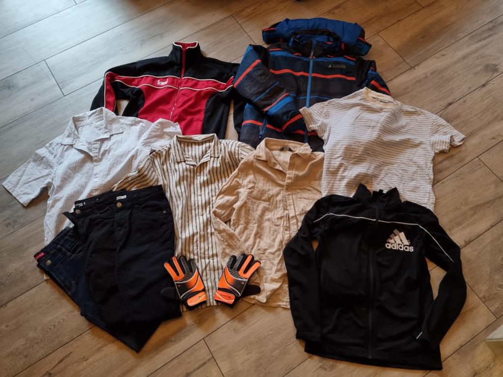 Kledingpakket jongen maat 146-152, kleding jas, Adidas, Ophalen of Verzenden, Zo goed als nieuw, Jongen