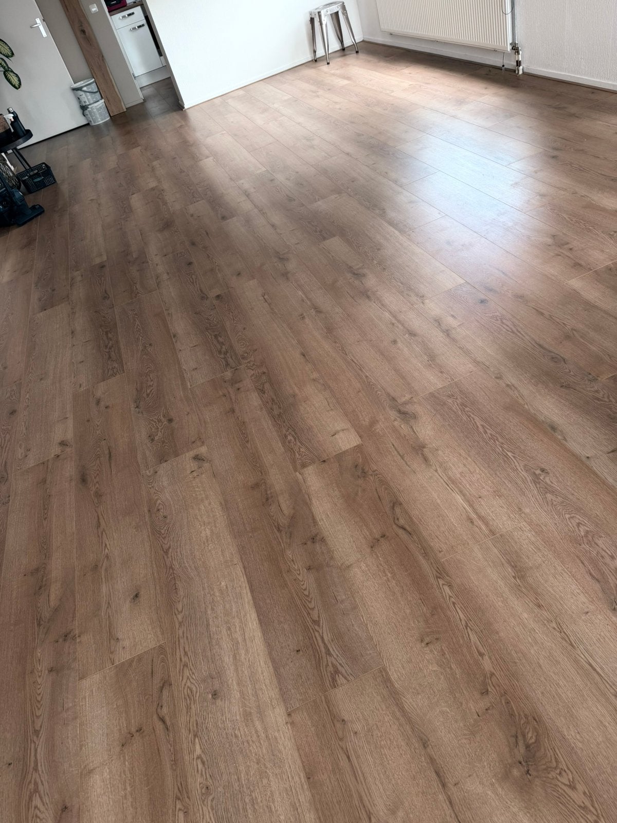 Laminaat 60m4 brede planken, Ophalen, 50 tot 150 cm, Zo goed als nieuw, 10 m² of meer