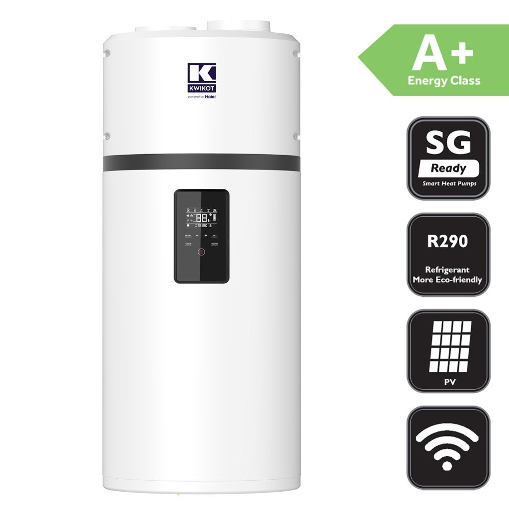 Haier Kwikot warmtepomp boiler 150 ltr Euro 1275,-, Doe-het-zelf en Verbouw, Minder dan 20 liter, Ophalen of Verzenden, Boiler