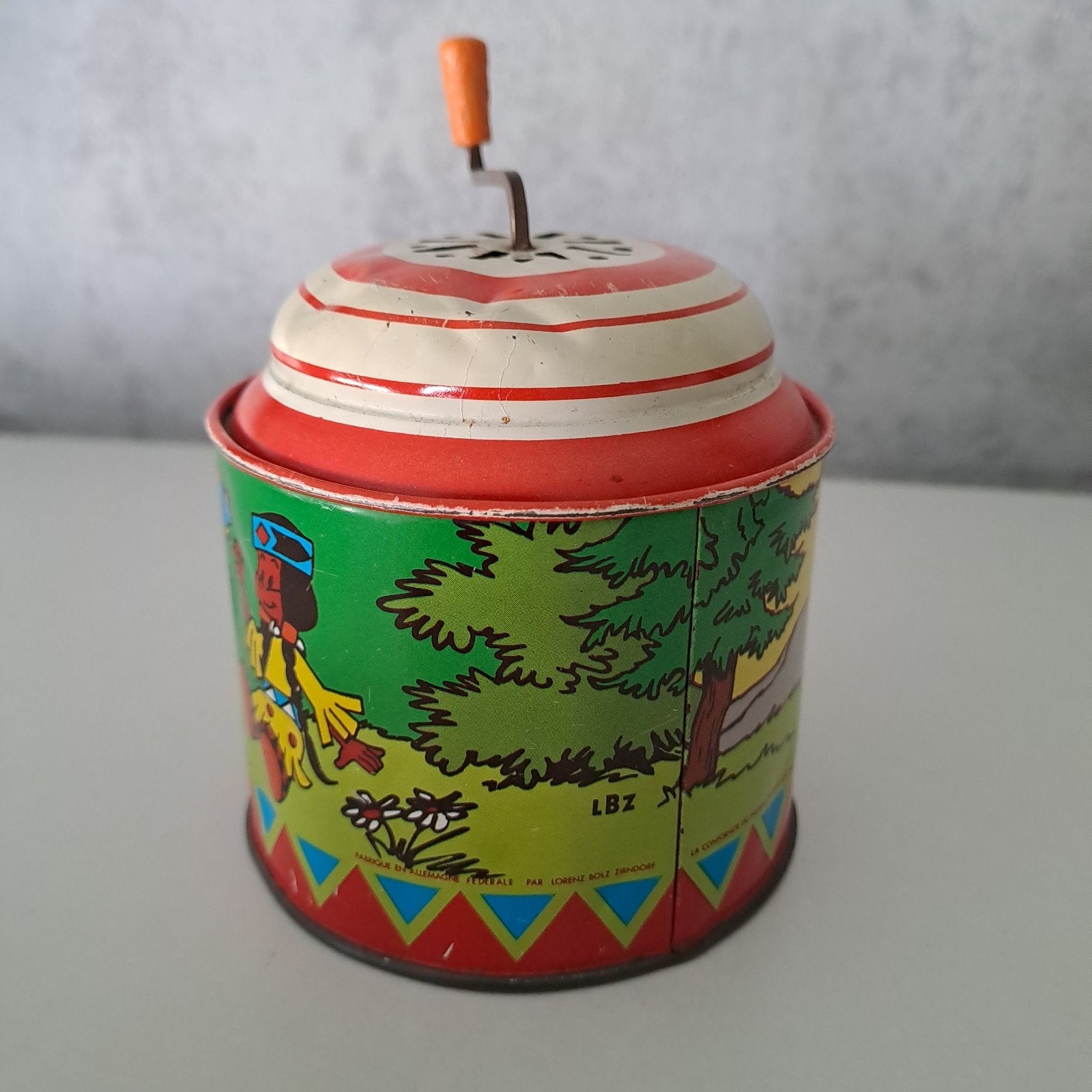 Muziekdoos yakari Origineel 1984, Ophalen