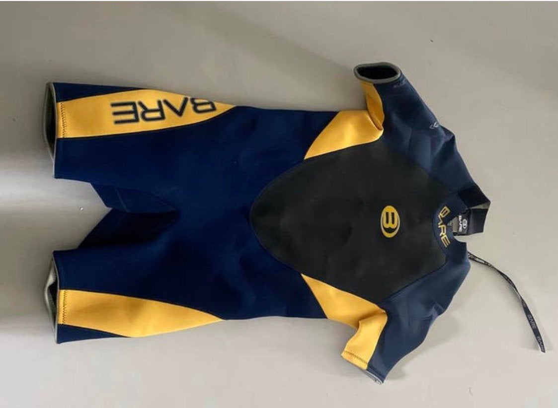 Bare ZGAN Wetsuit M Kort model, duiken en surfen duikpak, Ophalen of Verzenden, Zo goed als nieuw, Heer, Wetsuit