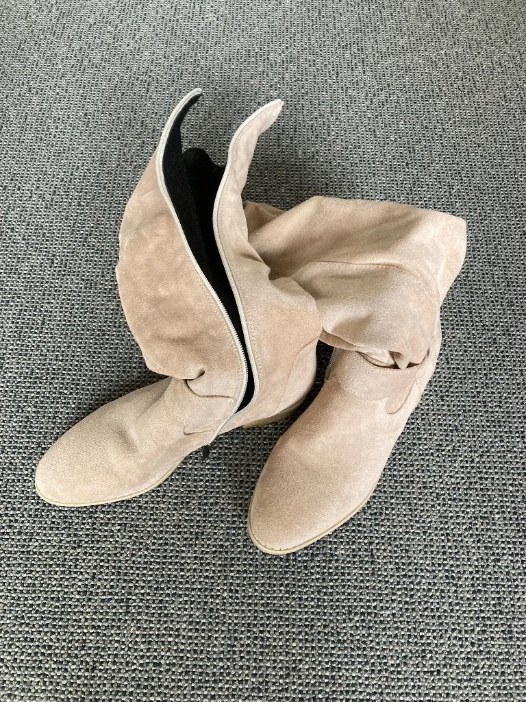 Schoenen maat 39, Ophalen, Hoge laarzen, Beige, Nieuw