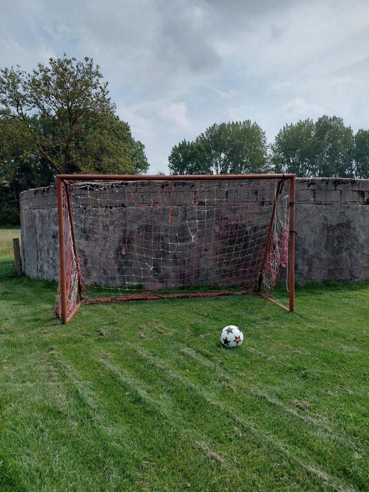 2 stalen voetbal goals, Groter dan maat XL, Ophalen of Verzenden, Bal