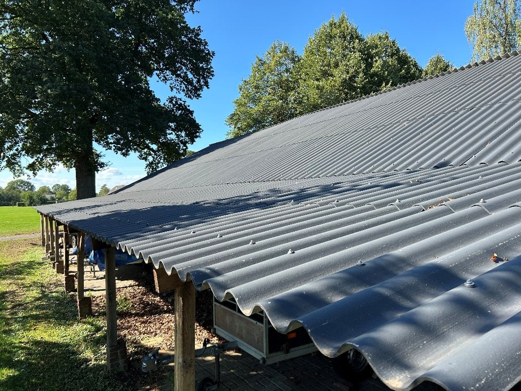 Cementgolfplaten circa 75 m2, Doe-het-zelf en Verbouw, Dakpannen en Dakbedekking, Ophalen, Overige materialen, Overige kleuren