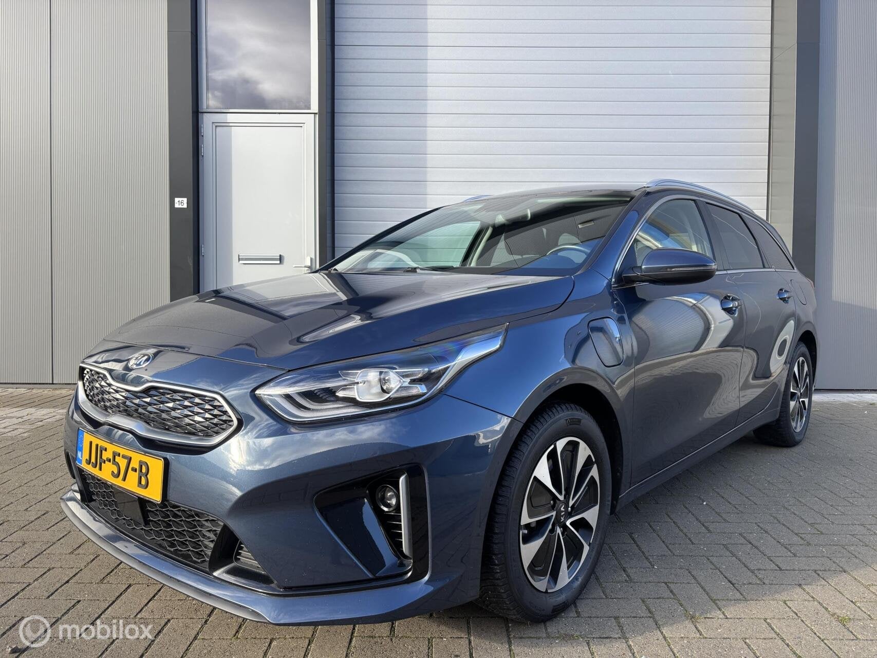 Kia Ceed Sportswagon 1.6 GDI PHEV DynamicPlusLine, Stof, Gebruikt, Automatische klimaatregeling, Blauw