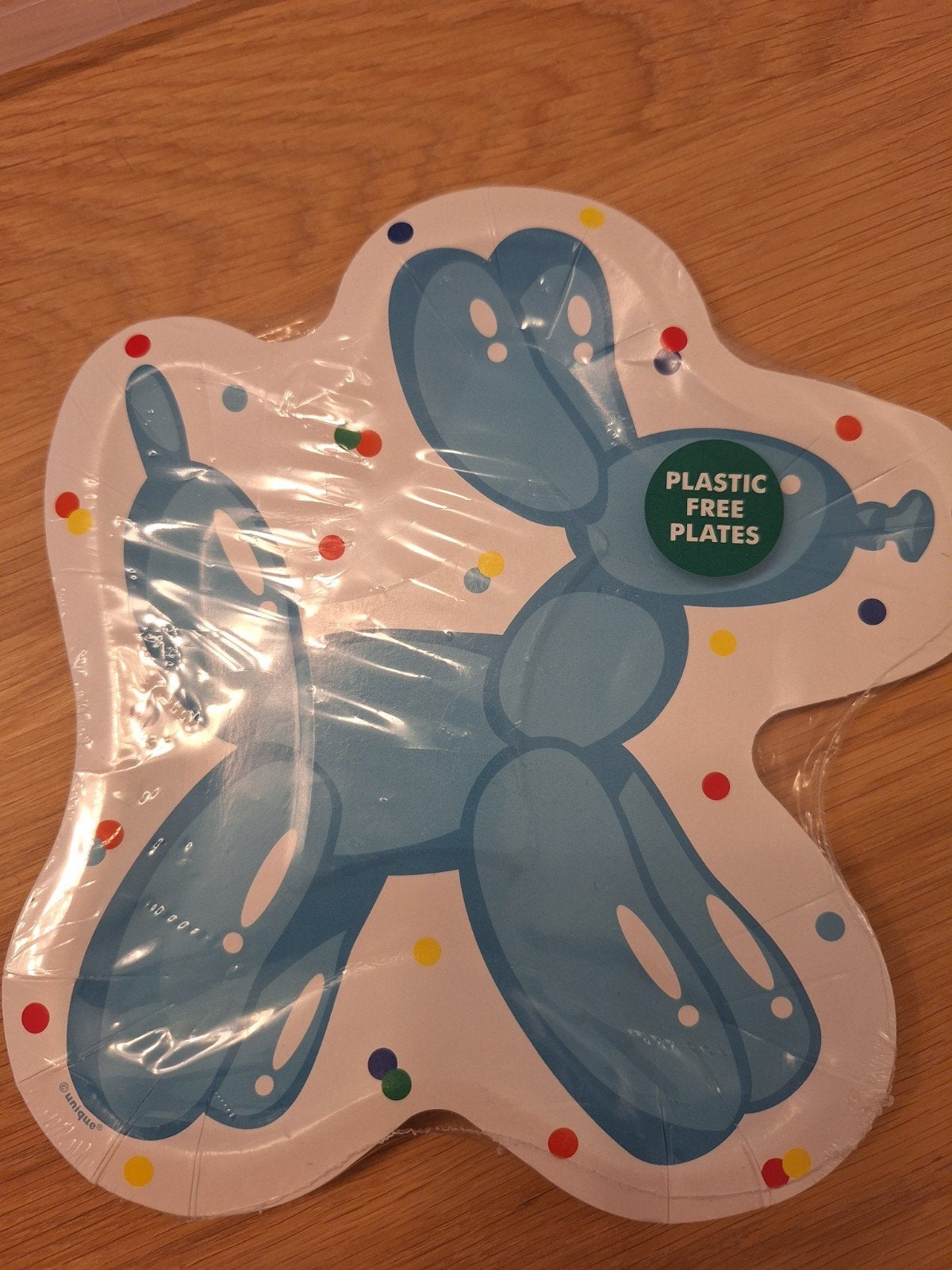 Leuke kartonnen bordjes verjaardag - Ballon hond, Ophalen of Verzenden