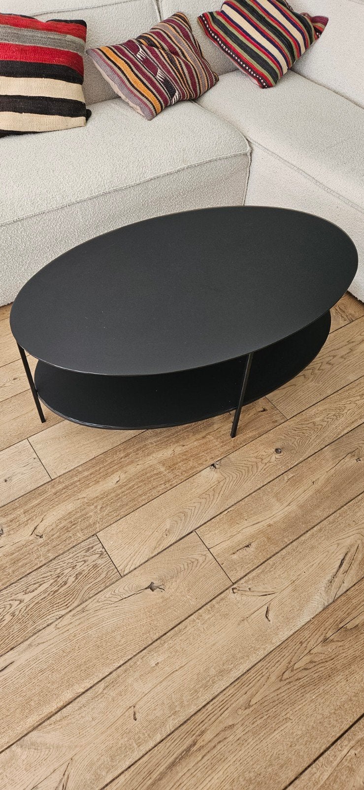 Kave Home salon tafel zwart (Fideia), Ophalen, Gebruikt, 100 tot 150 cm, 50 tot 100 cm