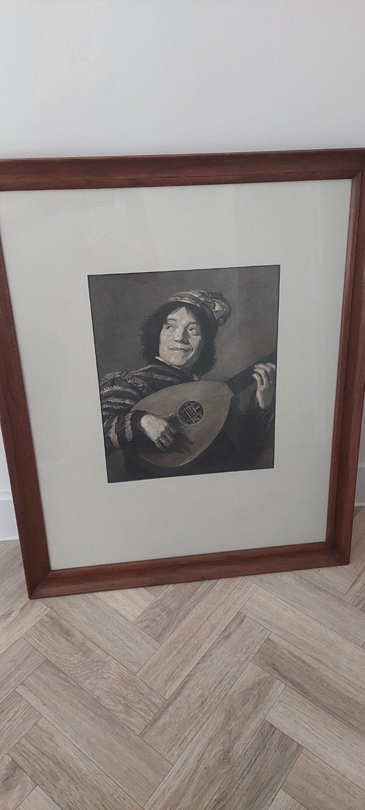 De Luitspeler - Frans Hals - Gravure R. Stang, Ophalen