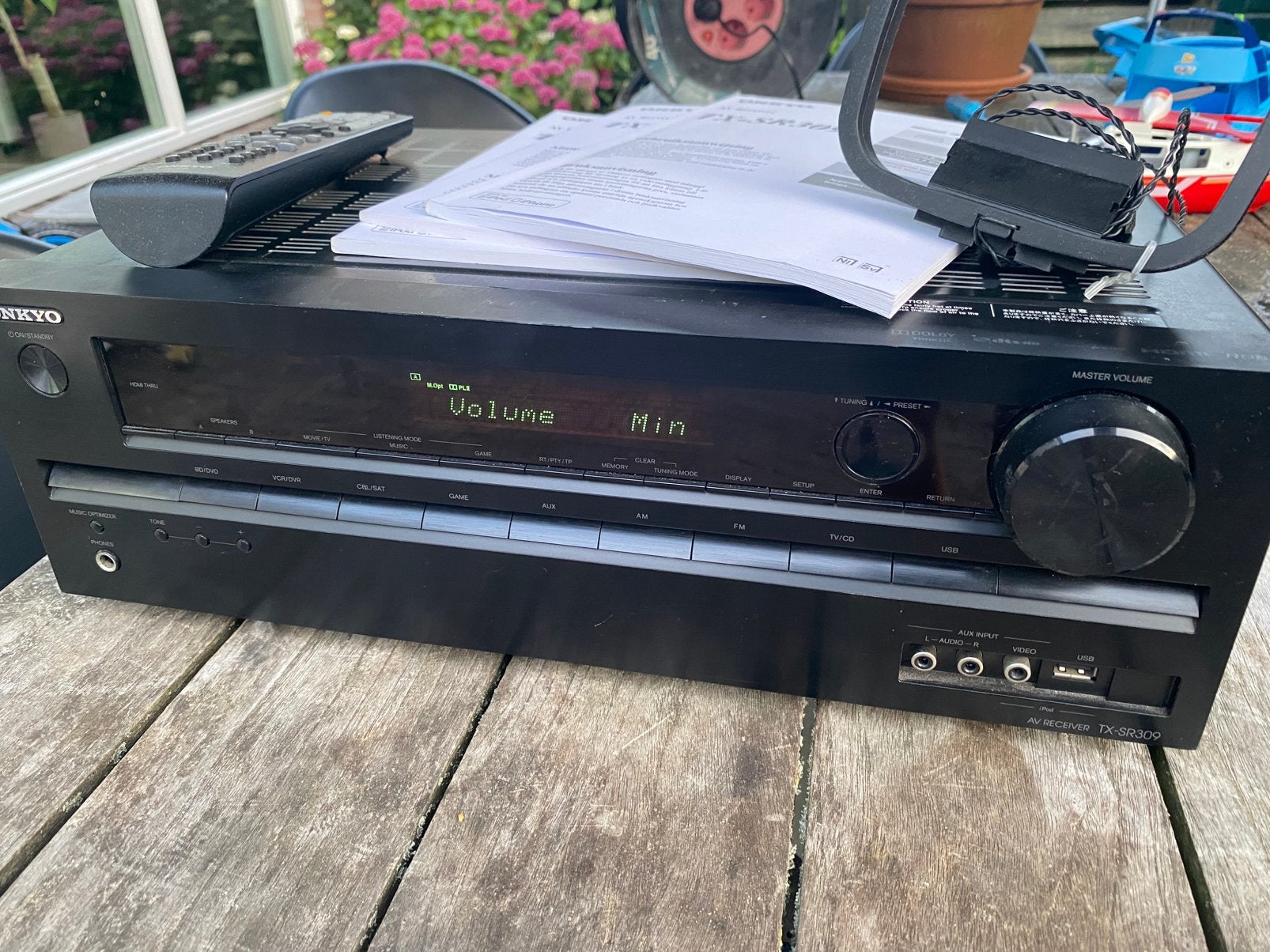 Onkyo TX-SR309 - AV Receiver / Versterker, Ophalen, Zo goed als nieuw
