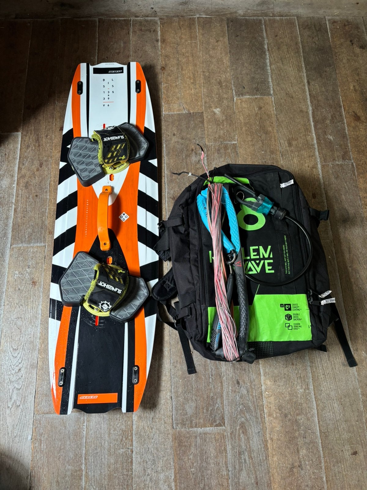 Harlem 8m kite set RRD bliss board, Ophalen, Kitesurf-set, Twintip, 8 m²