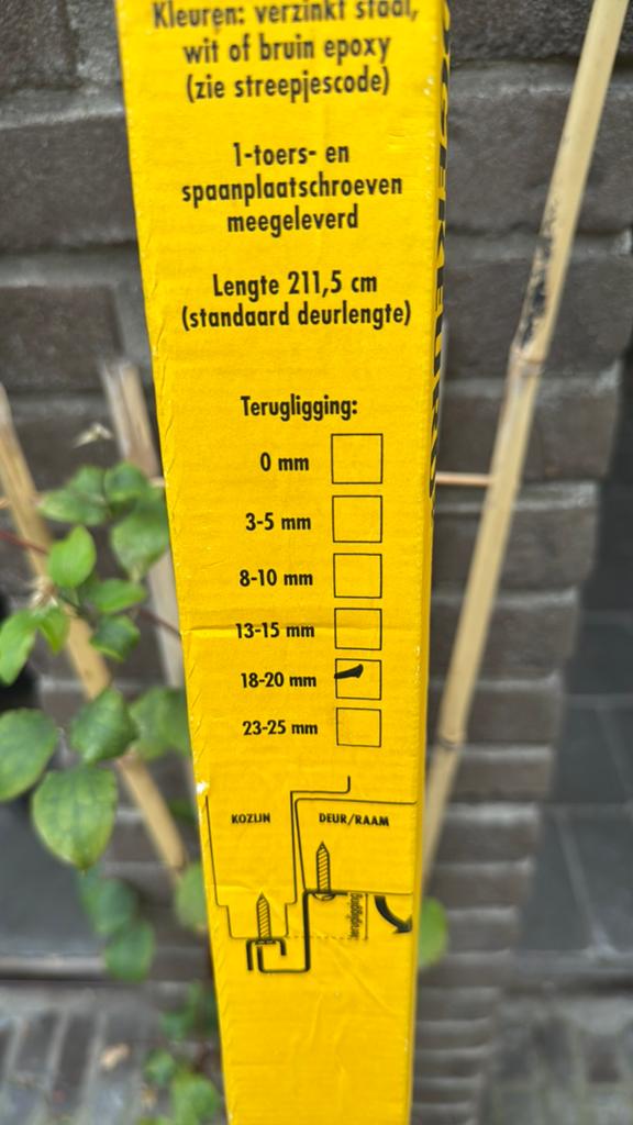 Inbraakbeveiligingsstrip achterdeur type 3T, Ophalen, Zo goed als nieuw, Overige typen