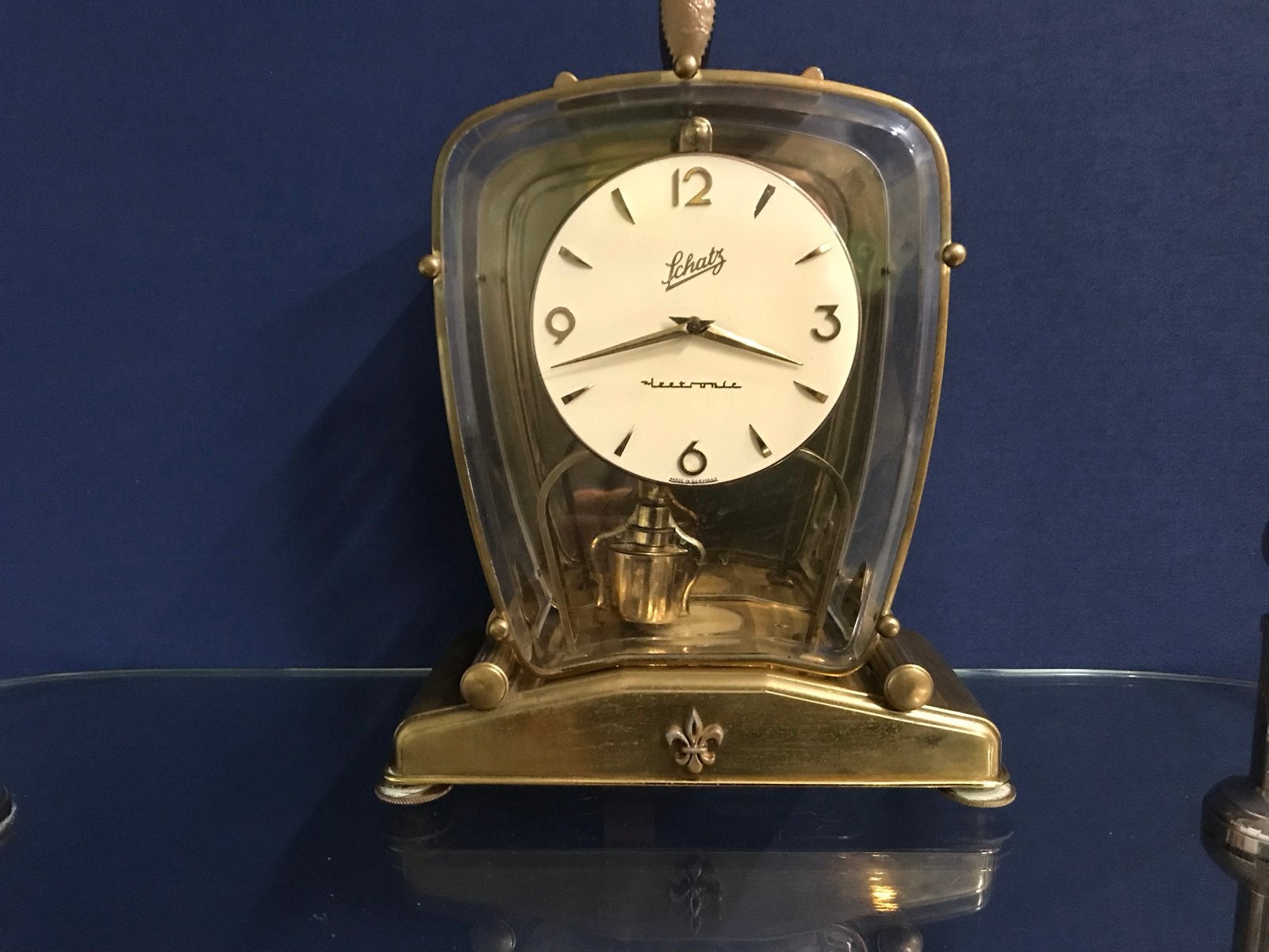 Schatz Electronic Tafelklok uit de jaren '60, Antiek en Kunst, Ophalen of Verzenden