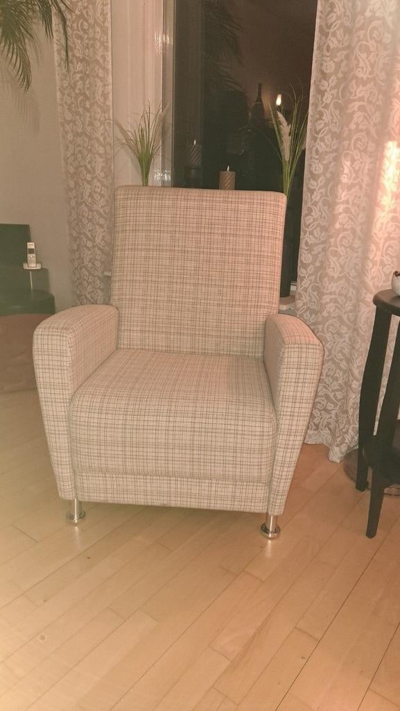 Prachtige z.g.a.n Oving relax stoel, Ophalen, Minder dan 75 cm, Zo goed als nieuw, Stof