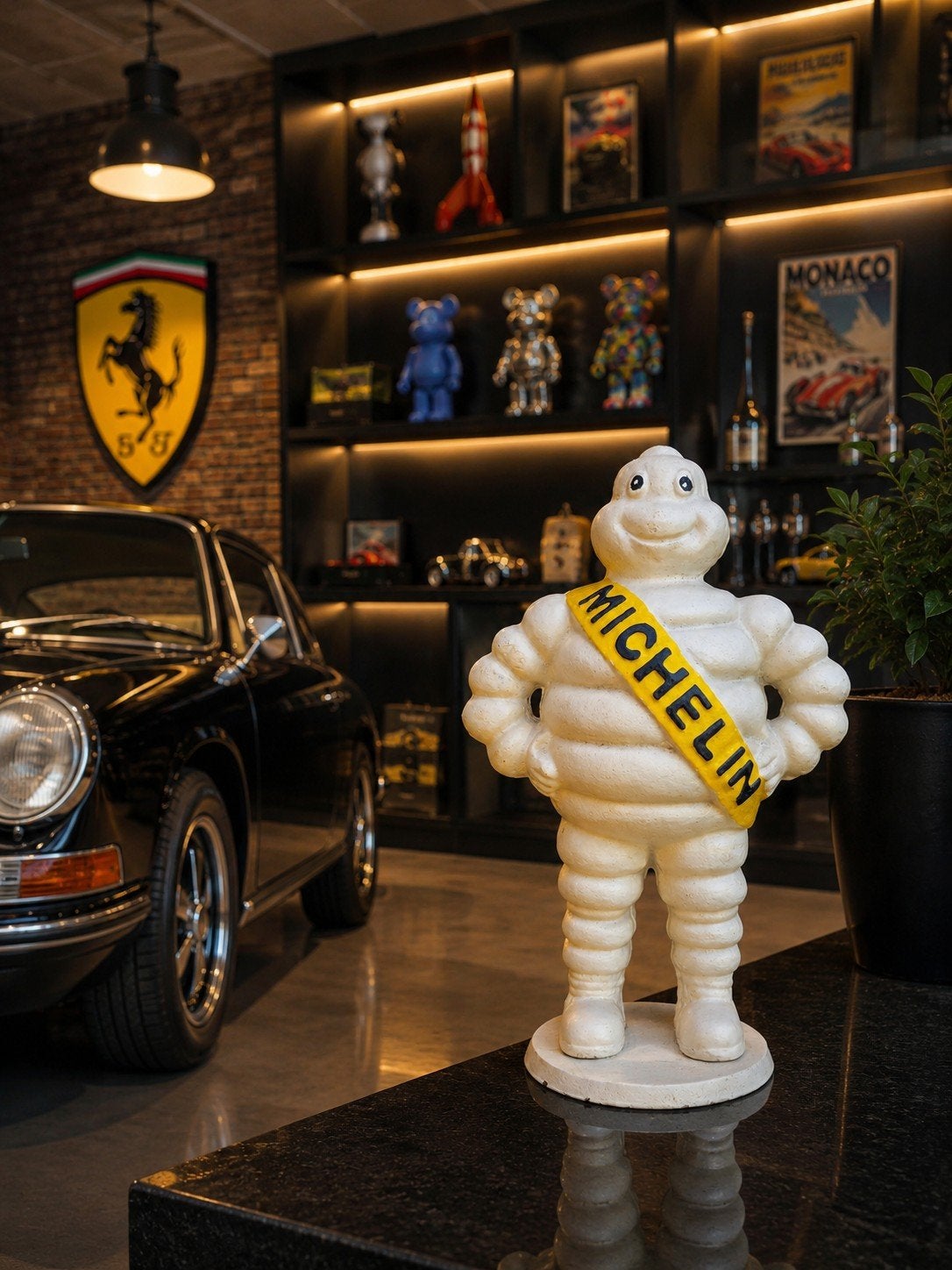 ✨️✨️ Grote Vintage Bibendum Gietijzer, Eén persoon