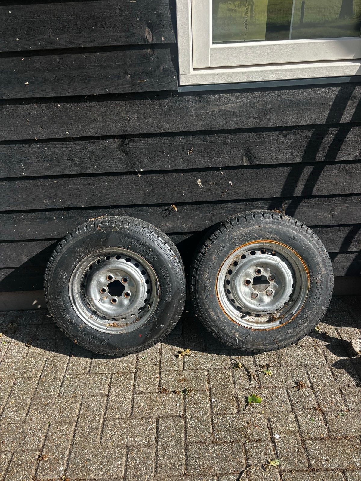 Wielen voor aanhanger - Set van 2, Auto diversen, Aanhangwagen-onderdelen, Ophalen of Verzenden, Gebruikt