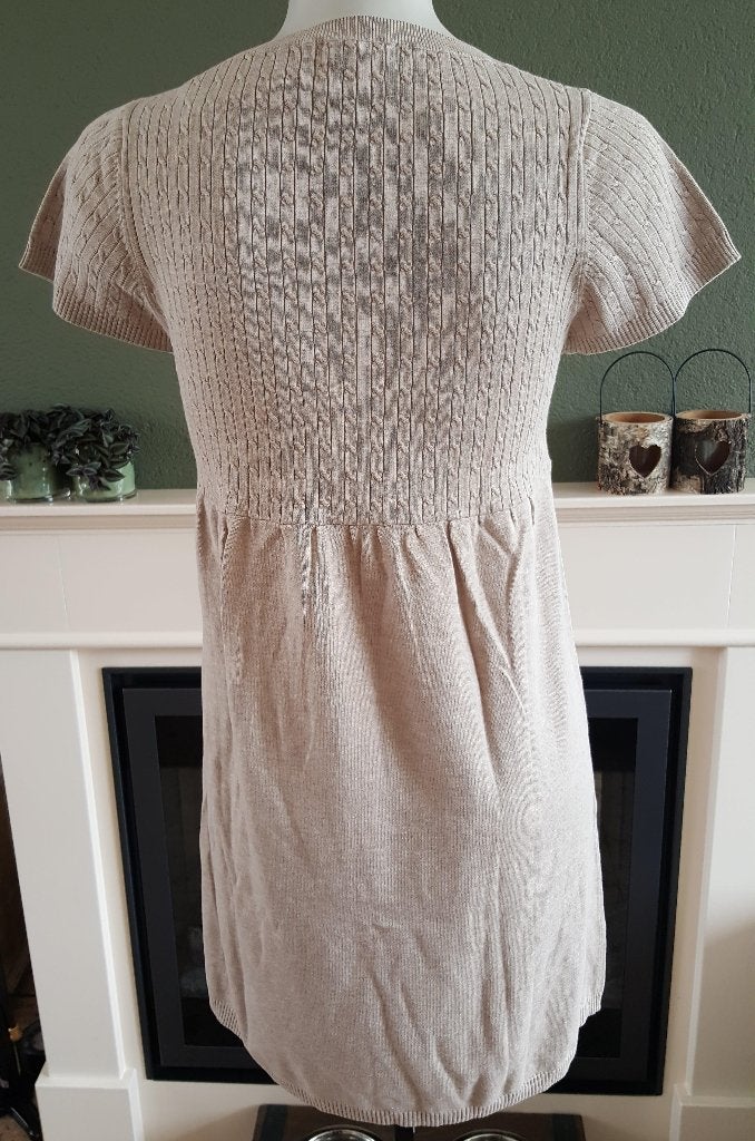Marie Lund beige jurk tuniek trui M 38 40, Maat 38/40 (M), Verzenden, Beige, Nieuw
