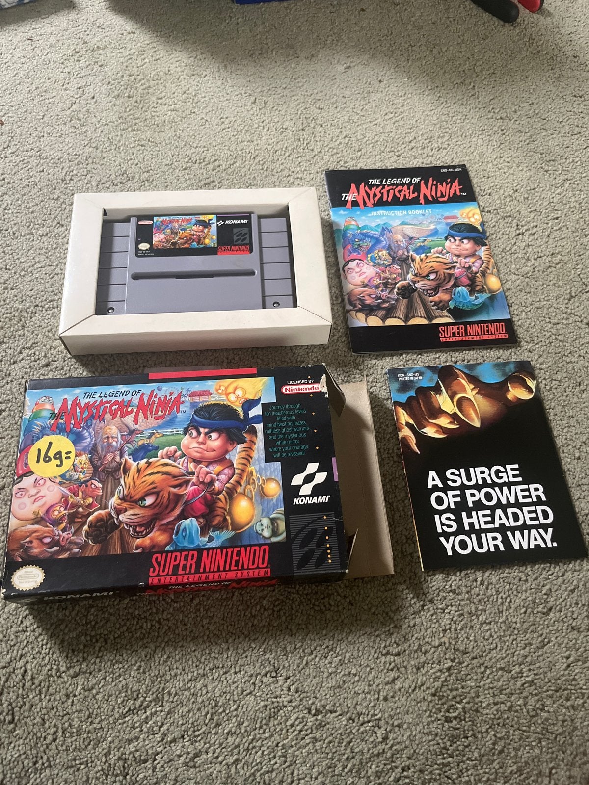 The Legend of the Mystical Ninja SNES CIB, Avontuur en Actie, 1 speler, Ophalen of Verzenden, Zo goed als nieuw