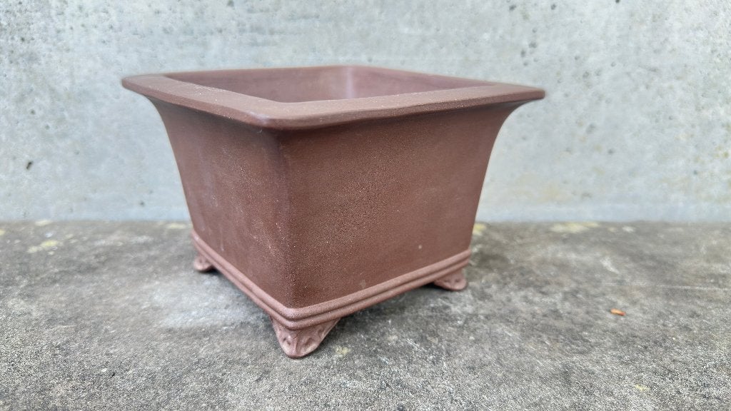 YiXing China | Cascade bonsai schaal pot 14x14x9,5cm (5*), Rond, Ophalen of Verzenden, Aardewerk, Minder dan 40 cm