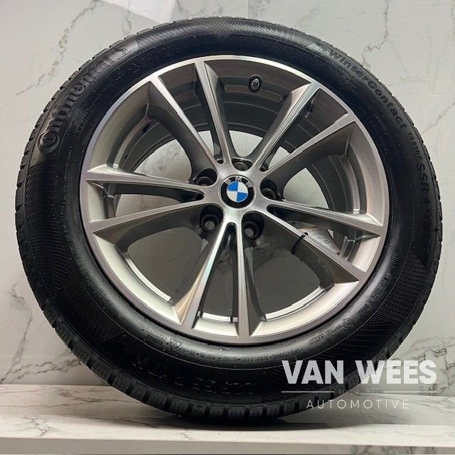 Bmw 5-serie G30 G31 225/55/17 INCH  631 Winterset Continenta, Gebruikt, -, -, Banden en Velgen